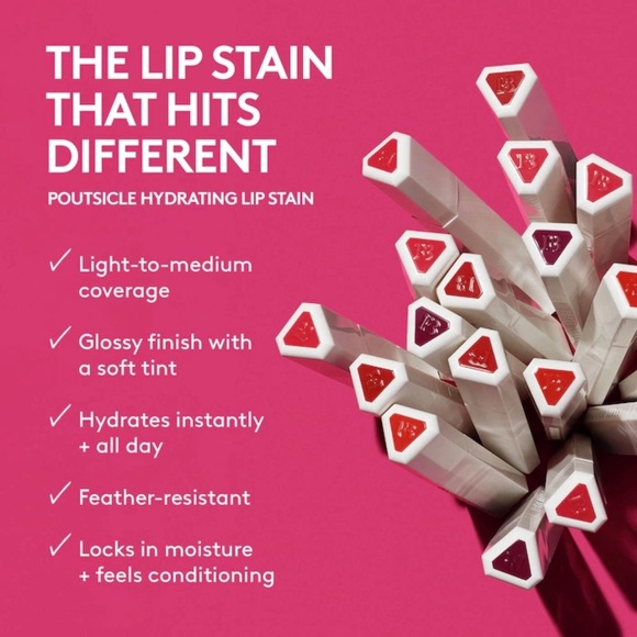 Fenty Beauty 04 Berry Banger Poutsicle Hydrating Lip Stain - Picture 4 of 4